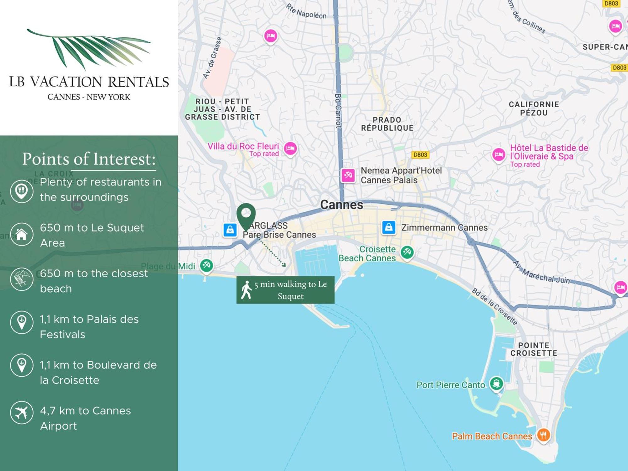 Lb Vacation Rentals I Cute Affordable 1-Br Minutes From Cannes Center Екстер'єр фото